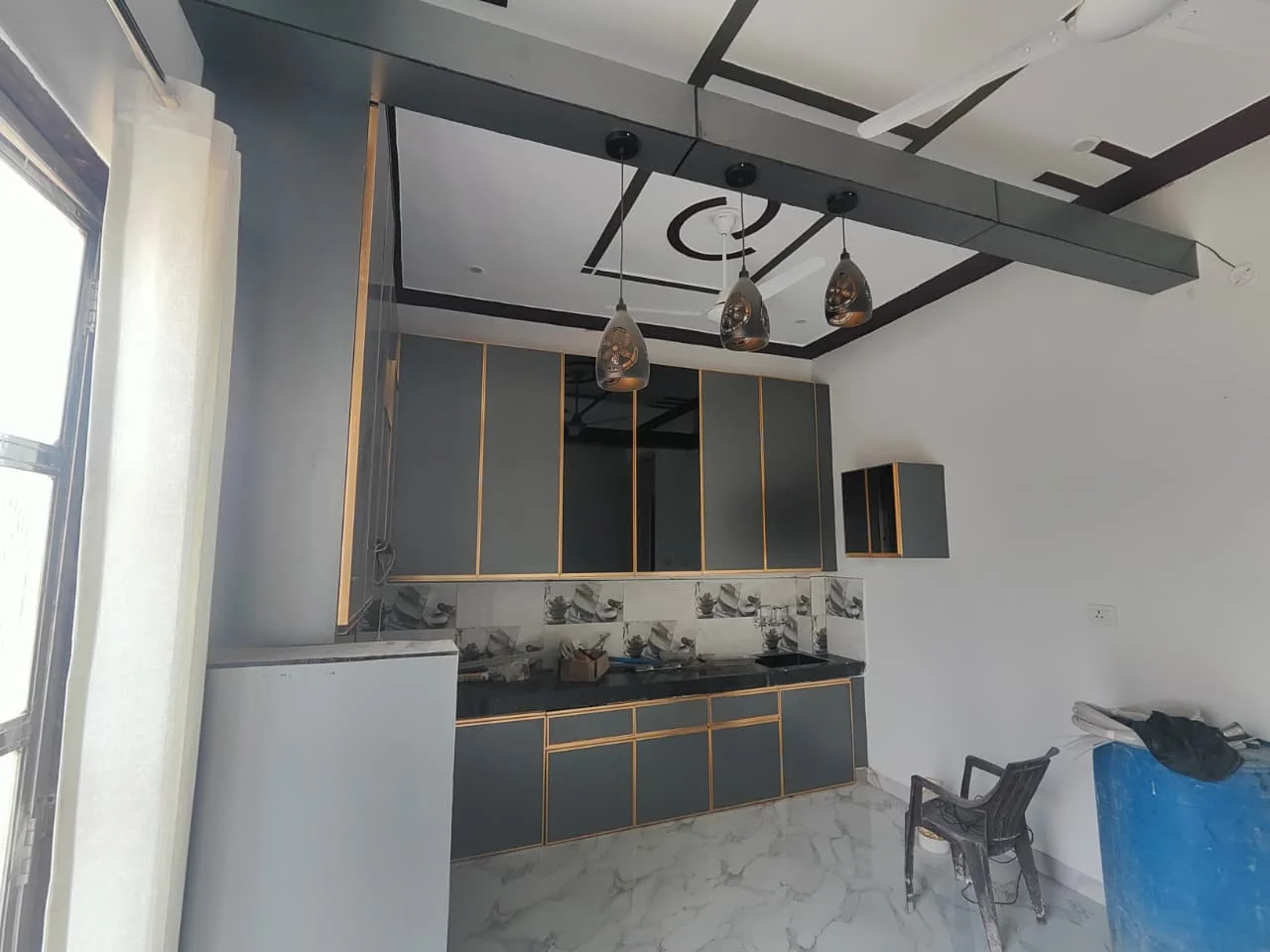 Showcase photo 5 for Acrylic & Marine Ply Modular Kitchen with SS Baskets