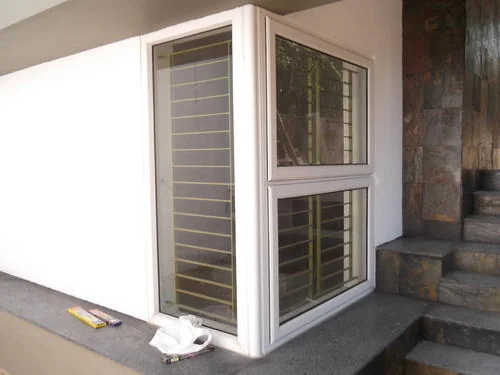 3-Track Soundproof uPVC Sliding Windows executed by Sparsh Trading